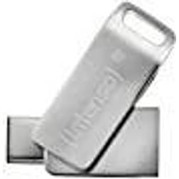 Intenso cMobile Line, 128 GB Dual USB-minne USB 3.2 Gen. 1x1 typ C, silver