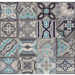 D-C-Fix Mosaic Tile Effect Bathroom Wallpaper Vinyl Grey Blue White