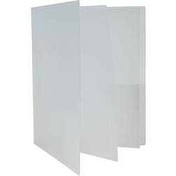 Jam Paper Heavy Duty Plastic Multi Pocket Folders 2 Pack