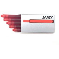 Lamy Cartridges Refill, Pack of 5, Red T10RD