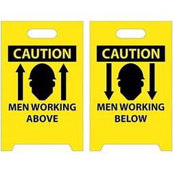 NMC Caution Men Working Above, Sign