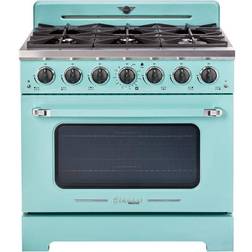 Unique Appliances UGP-36CR Classic Retro White, Blue, Turquoise