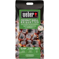 Weber Briquetas De Cáscara De Coco 4 kg