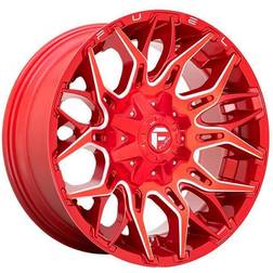 Fuel Off-Road D771 Twitch Wheel, 20x9 with 6x135/5.5 Bolt Pattern Candy Red Milled D77120909850