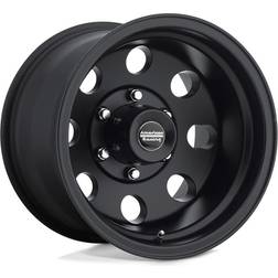 American Racing Baja 16 x 8 Wheel Automotive Rim with 6 on 4.5 Bolt Pattern Black AR1726868B