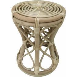 Dkd Home Decor Side Natural Rattan Tropical Small Table