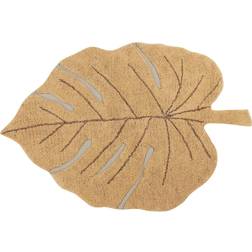 Lorena Canals XL Natural Monstera Rug Ochre