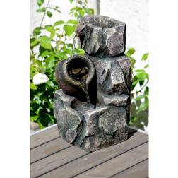 Dobar Design-Zimmerbrunnen Steinoptik