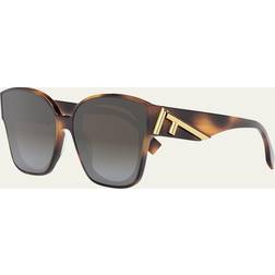 Fendi Fendi Woman Sunglass - Tortoise/Grey