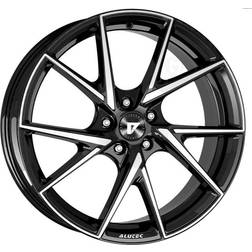 Alutec Adx 01 Diamant schwarz frontpoliert 8.5x20 5x114.3 ET40