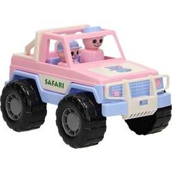 Polesie Cavallino Jeep 66 Off-Road Vehicle Safari Pink Fjernlager, 5-6 dages levering