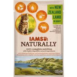 IAMS Naturally Adult New Zealand Lamb in Gravy Agnello in Salsa 3 x 85 g