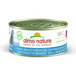 Almo Nature HFC tun, kylling og ost kattefoder