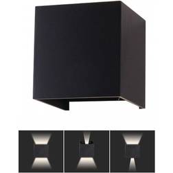 V-TAC Lamp Black Square Wall light