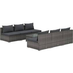 vidaXL 3101455 Lounge-Set, 1 Tisch einschl. 6 Sofas