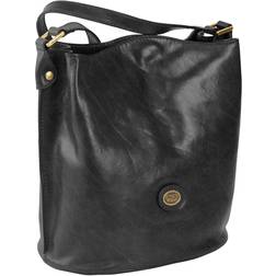 The Bridge Umhängetasche Story Donna Ledertasche Schwarz 13.4 Liter