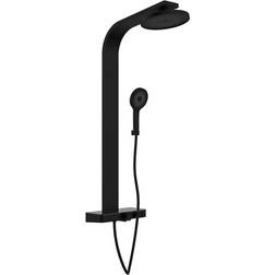 SCHÜTTE Système De Douche Avec Thermostatique SAMOA RAIN Noir
