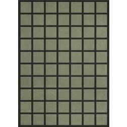Layered Layered Avenue Rug 230x400 Svart, Grønn cm