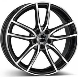Mak Evo Black Polished 9x18 5/112 ET33 B66.6