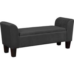 Lilola Home Collection 88871BK Settee Bench