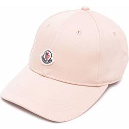 Moncler Kid's Logo Patch Baseball Cap - Pink