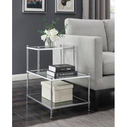 Convenience Concepts Royal Crest 3 Tier Step End Small Table