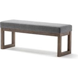 Simpli Home Milltown Collection 3AXCOT-252-LG-GL Settee Bench