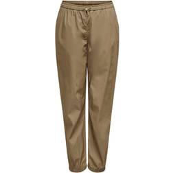 Vero Moda Natali Wide Leg Fit Pants - Brown/Lead Grey