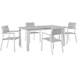 modway Maine Collection 5 Patio Dining Set