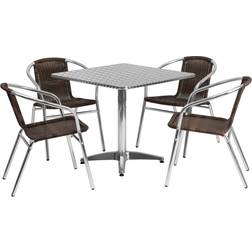 Flash Furniture Lila 31.5'' Square Patio Dining Set