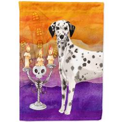 Caroline's Treasures CK3214CHF Hallween Dalmatian Flag Figurine