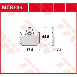 TRW Brake Pad Organic Street MCB636