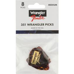 Fender x Wrangler Plektren 351 Shape 8er-Pack Schildpatt