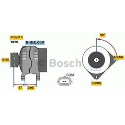 Bosch Alternator 8080 110 A 14 V