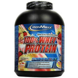 IronMaxx Whey Protein 2350g Erdbeer-Weiße