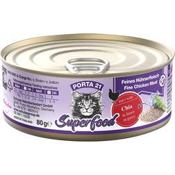 Porta 21 Superfood 24 x 80 g Alimento Umido Per Gatti