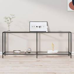 vidaXL Transparent 200 x 35 x 75.5 cm Table Console