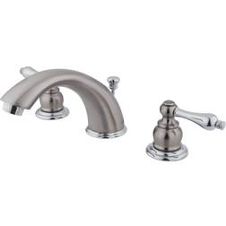 Kingston Brass KB977AL Victorian Widespread Bathroom Faucet Brushed N Grey, Nickel