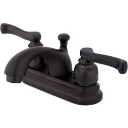 Kingston Brass KB5605FL 4 in Centerset Bathroom Faucet Brown