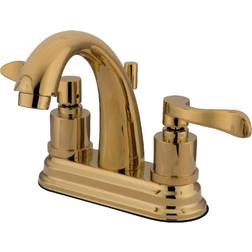 Kingston Brass KS8612DFL 4" Centerset Brass