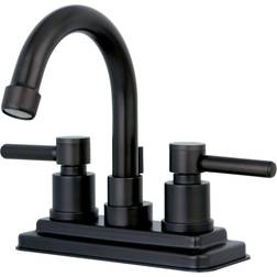 Kingston Brass KS8665DL Concord 4 in Centerset Bathroom Faucet Brown, Brass
