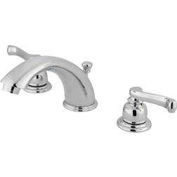 Kingston Brass KB961FL Widespread Bathroom Faucet Polished Chrome Polished Chrome