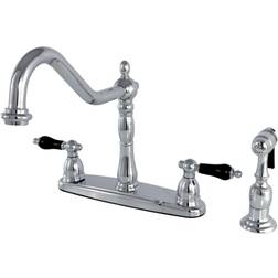 Kingston Brass KB1751PKLBS Duchess Centerset Kitchen Faucet Polished Polished Chrome