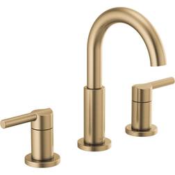 Delta Nicoli Widespread Bathroom Faucet 3 Hole Gold Bronze