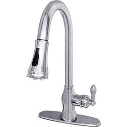 Kingston Brass Gourmetier GSY7771ACL American Classic Single-Handle Pull-Down Sprayer Polished Chrome