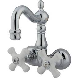 Kingston Brass CC1080T1 Clawfoot Tub Filler Faucet Polished Chrome Gris