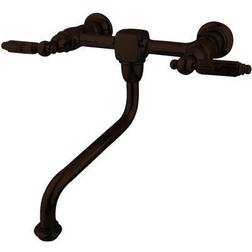 Kingston Brass KS1215GL Wall Mount Bathroom Faucet Brown