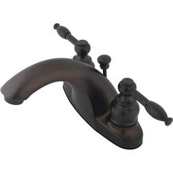 Kingston Brass KB7645KL 4 in Centerset Bathroom Faucet Bronze, Brown