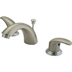 Kingston Brass KB6957LL Mini-Widespread Bathroom Faucet Brushed Nicke Nickel, Grey