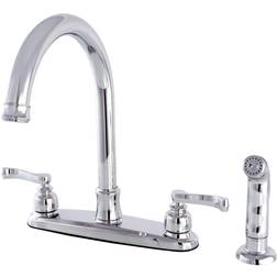 Kingston Brass FB7791FLSP Royale 8-Inch Centerset Kitchen Faucet Polished Chrome